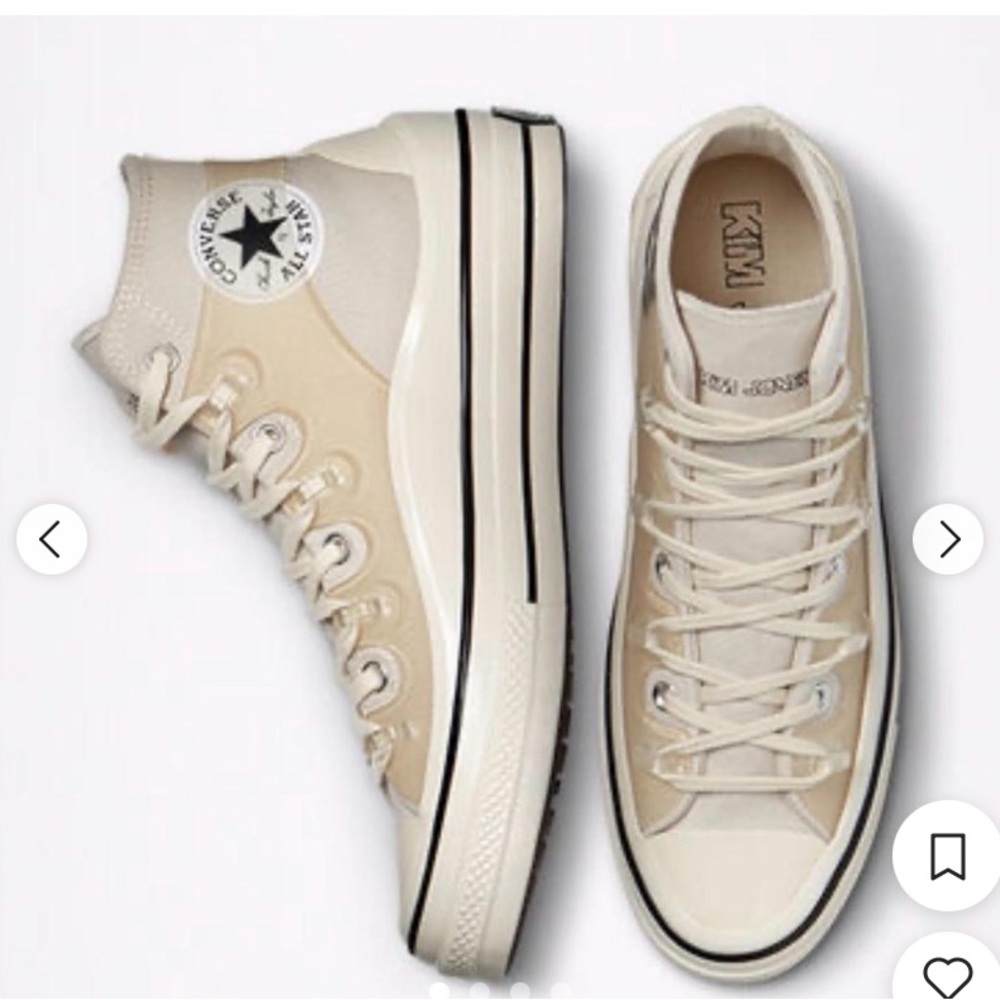 Converse Chuck Taylor All Star Cream High-Top Unisex (Men or Women) Sneakers